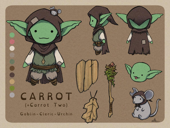 Carrot, Dungeons and Dragons OC