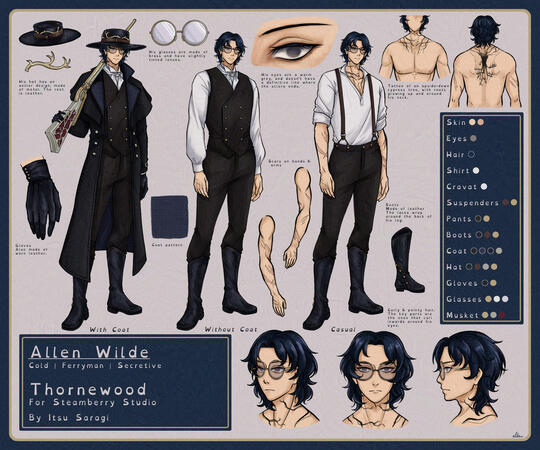 Allen Wilde from Thornewood - Commission for Steamberry Studio